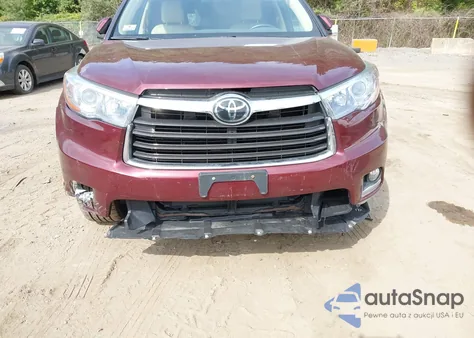2015 Toyota Highlander Limited Platinum V6 from USA, damaged, VIN 5TDDKRFH5FS161849